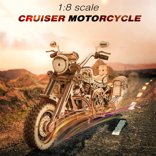 3D Cruiser Motorcycle Model Kit