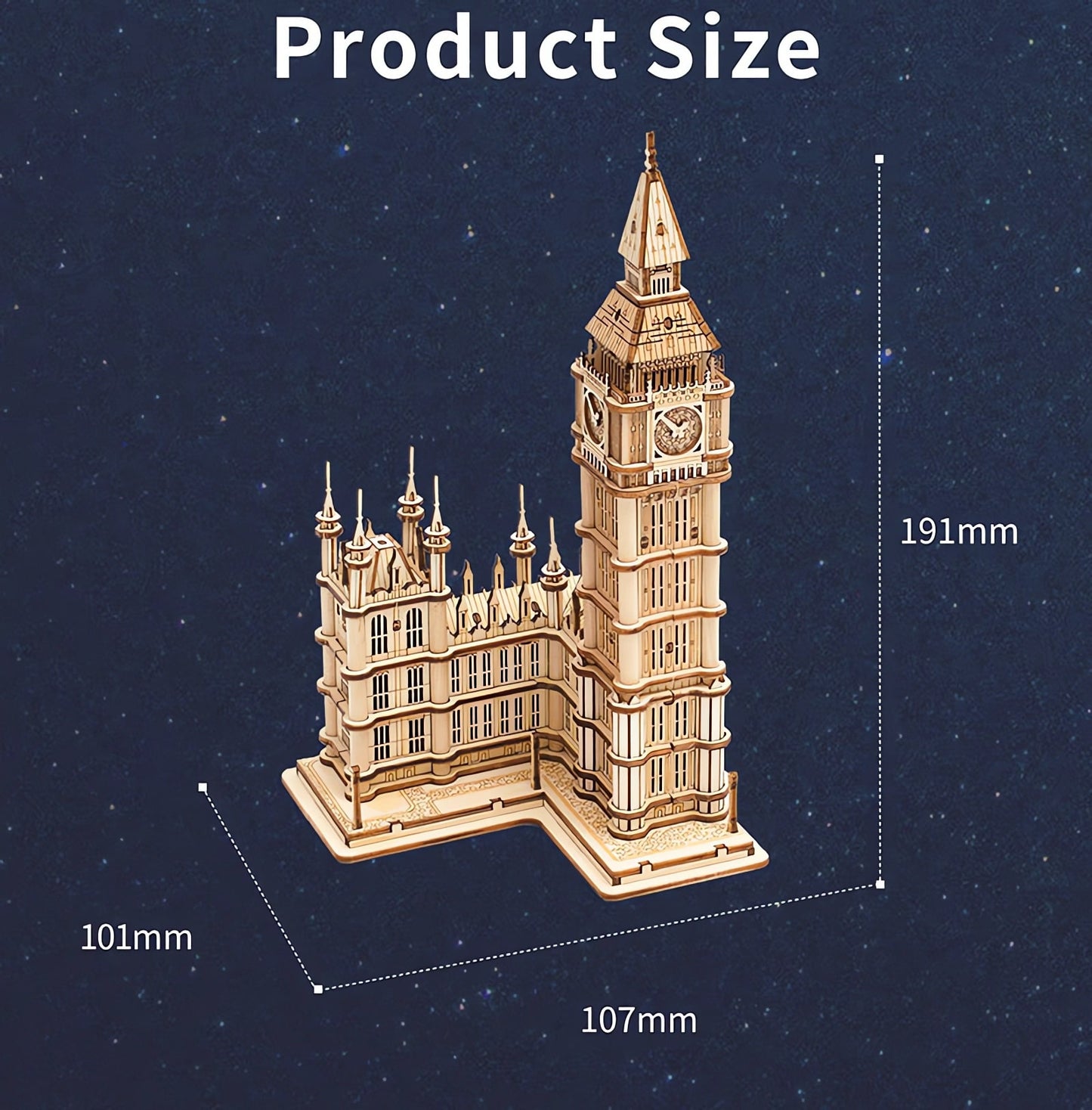 3D Big Ben Model Kit