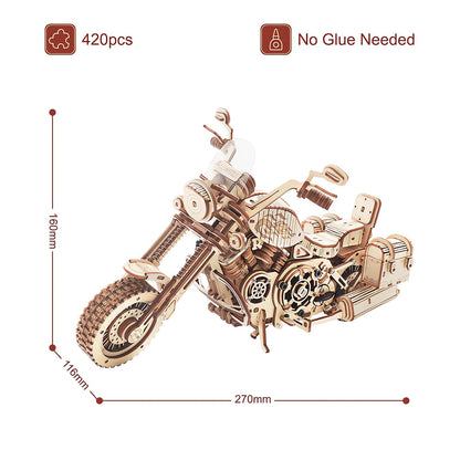 3D Cruiser Motorcycle Model Kit